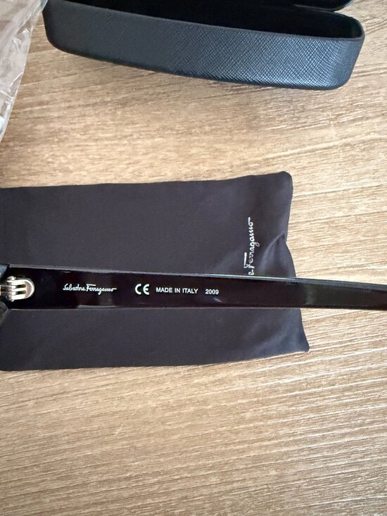 Salvatore Ferragamo Black 53mm Oversized Sunglasses main image 7